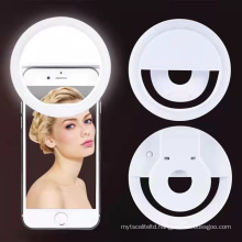 2020 New Portable Universal Selfie Ring Flash Leds Light Lamp Mobile Phone Lens Novelty Cell Phone Camera For Iphone Photo lamp